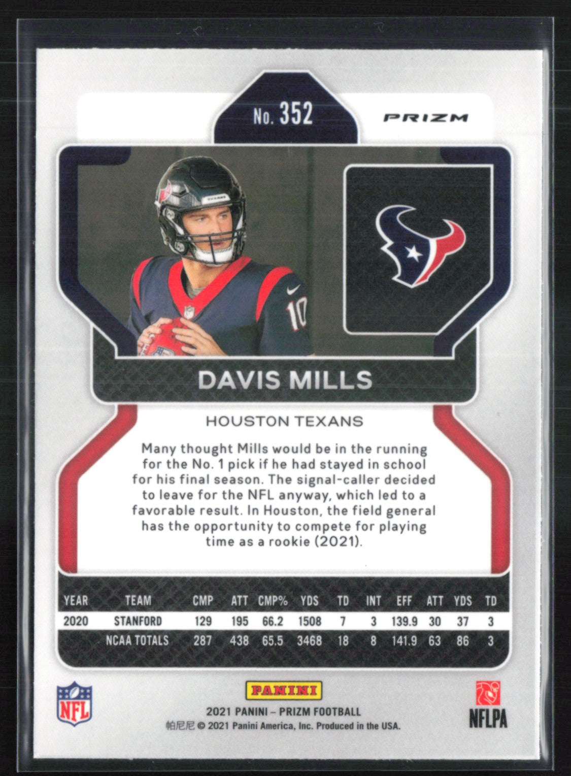 Davis Mills RC Silver
