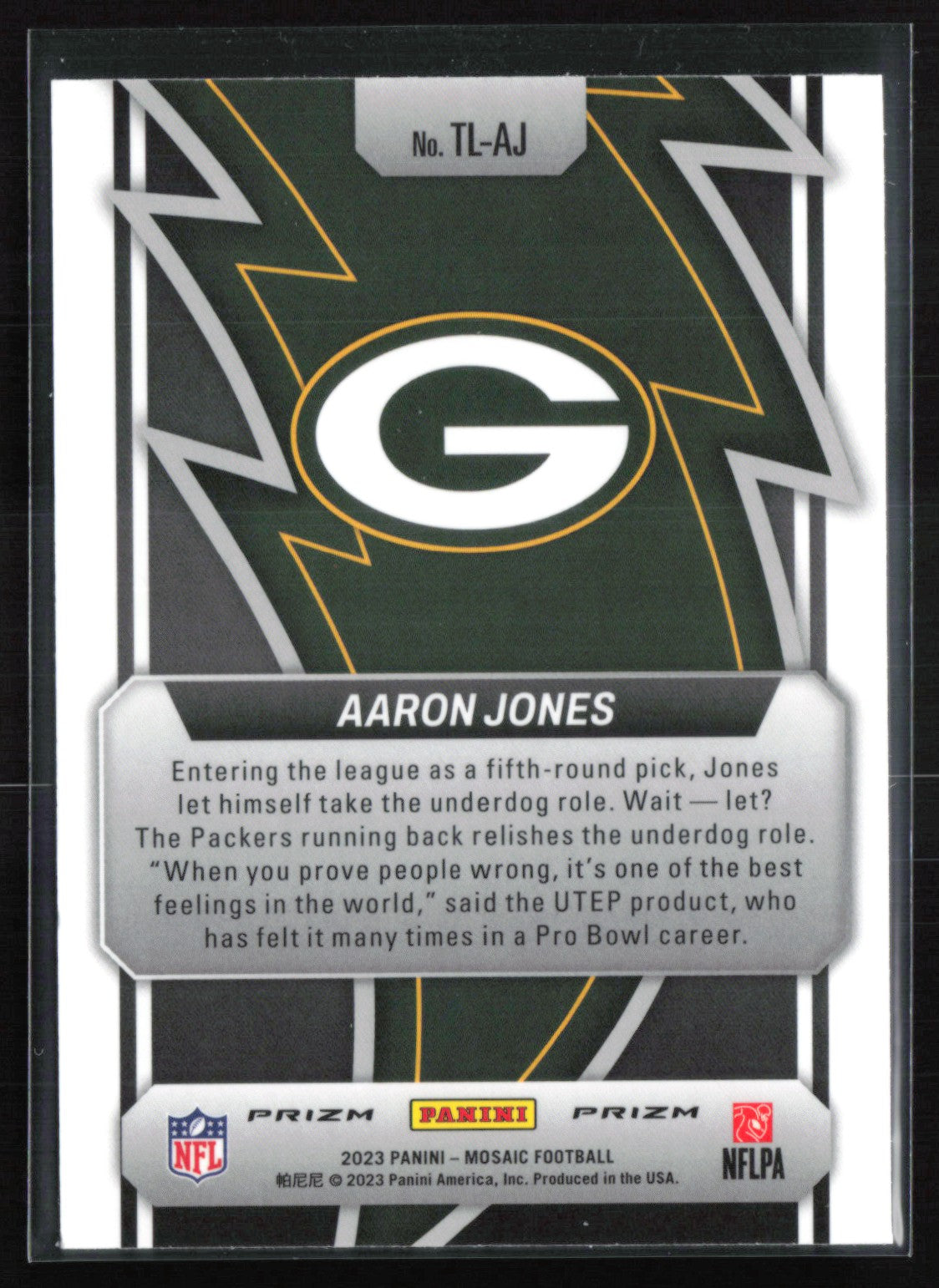 Aaron Jones Mosaic Prizm