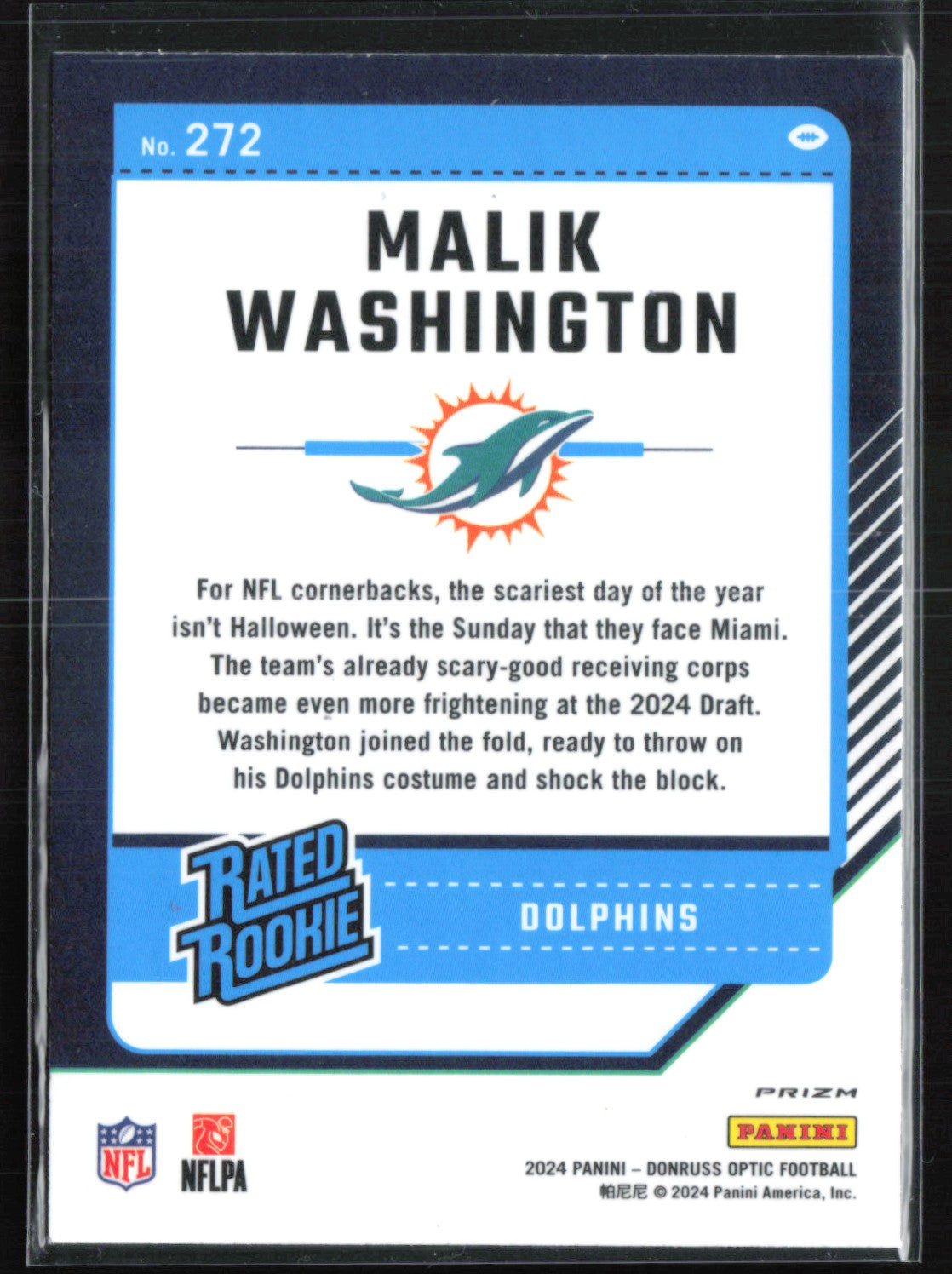 Malik Washington RC Purple Scope