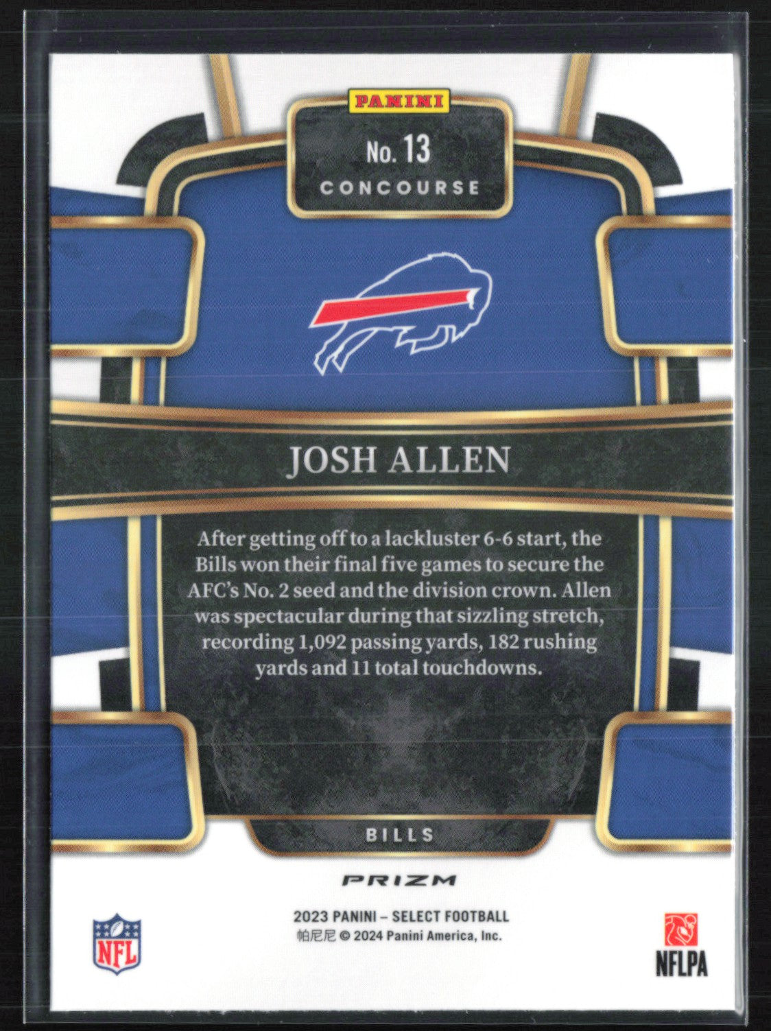 Josh Allen Silver Prizm