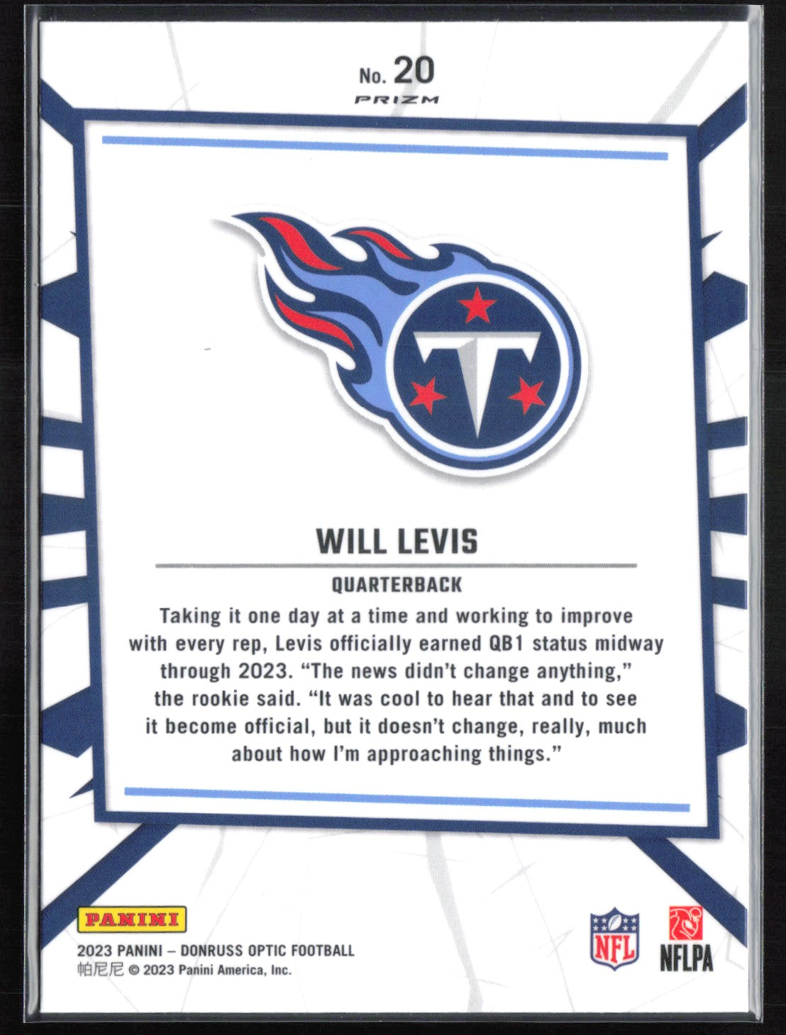 Will Levis RC My House