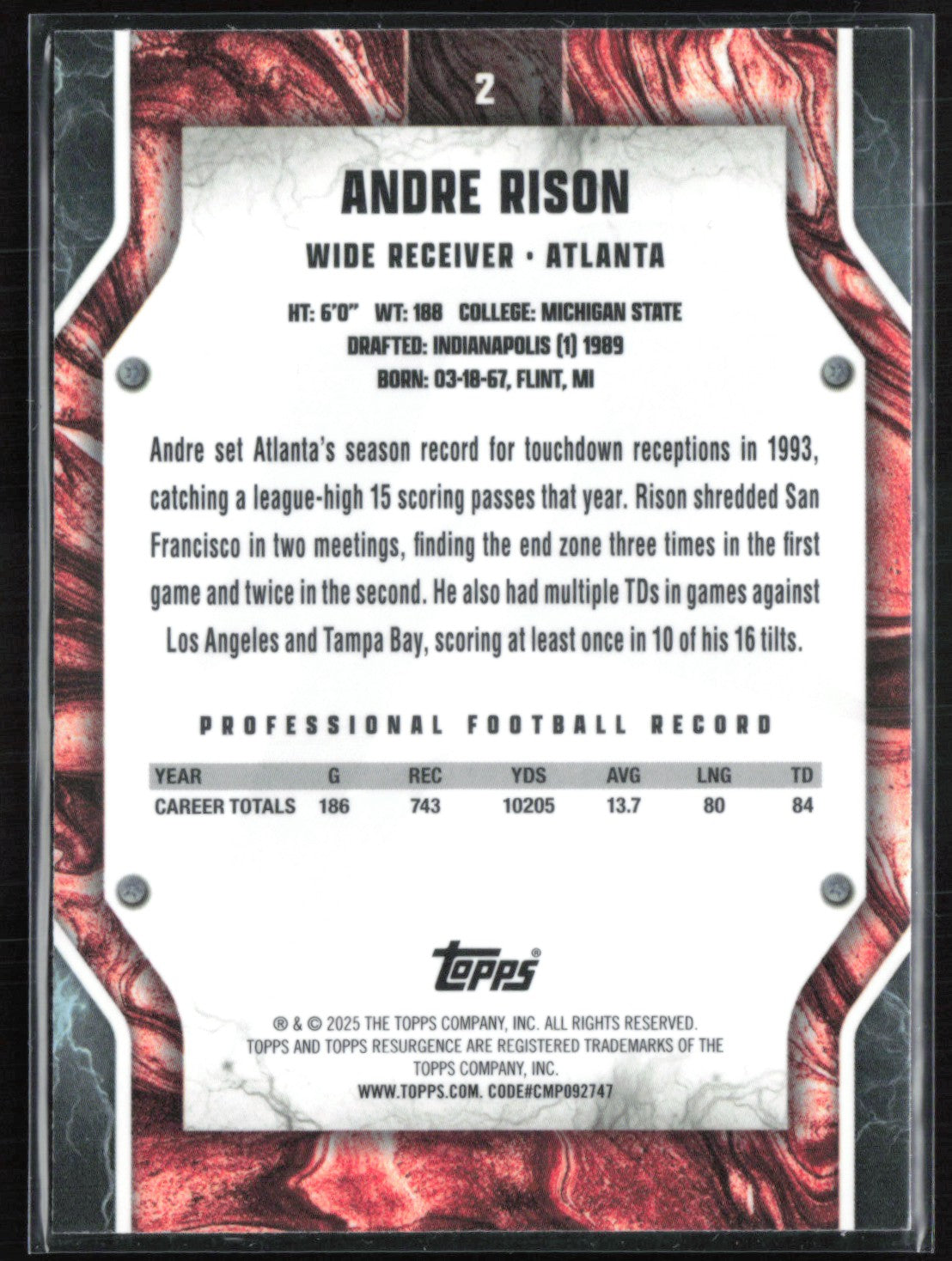 Andre Rison Prism