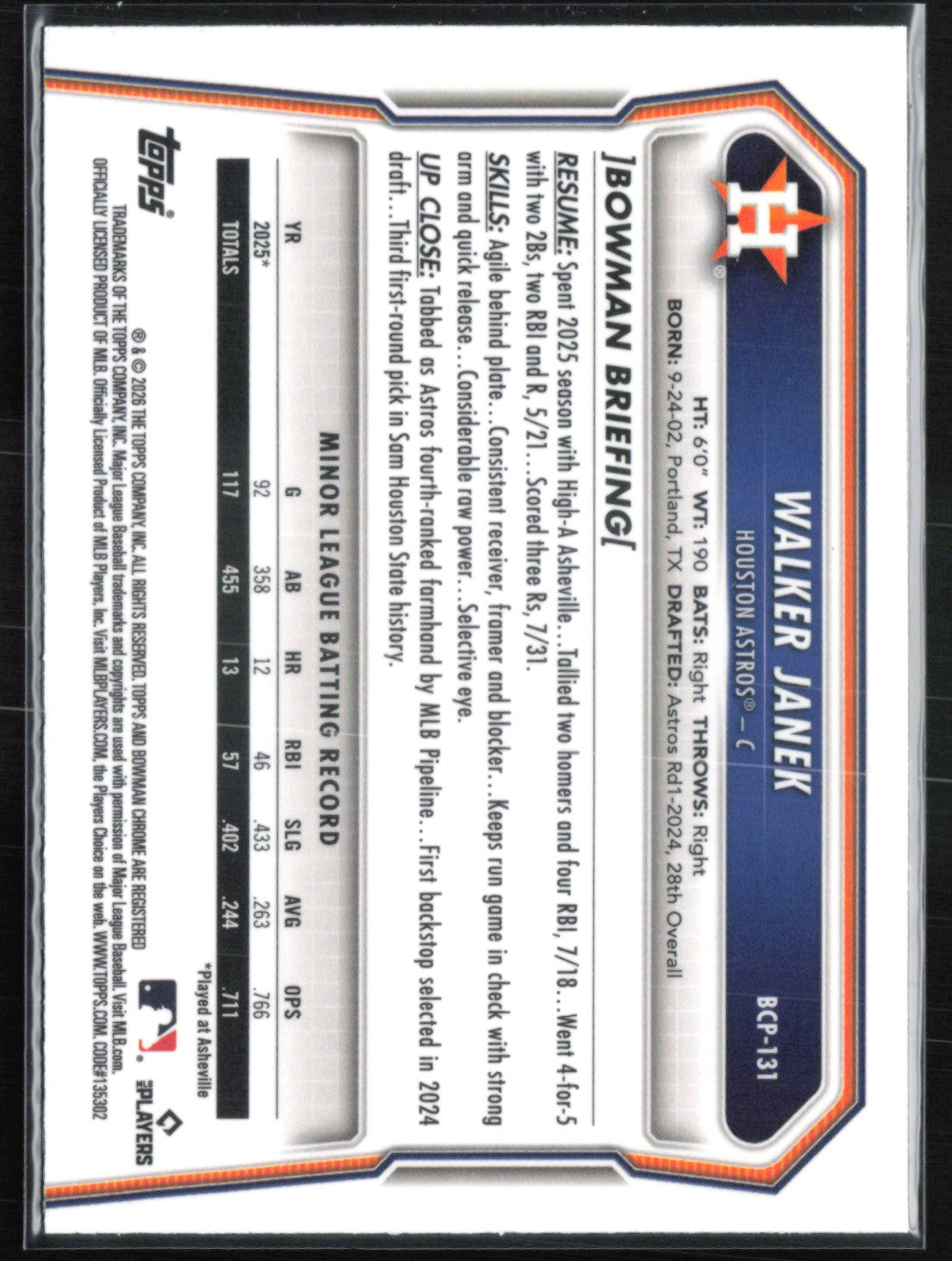 Walker Janek Reptilian Refractor