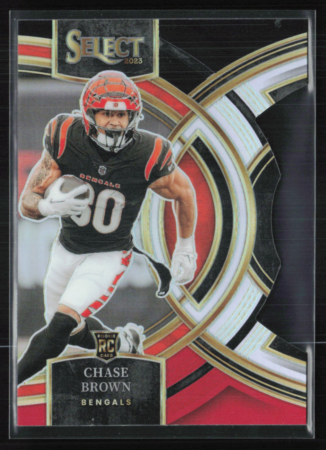 Chase Brown RC Black Red Die-Cut