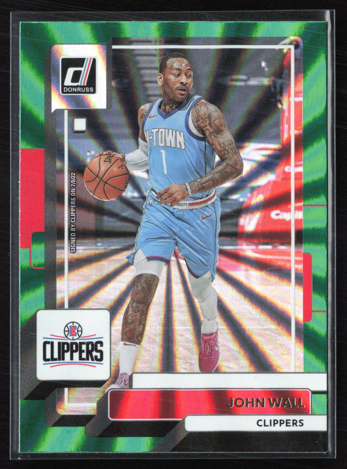 John Wall Green Laser