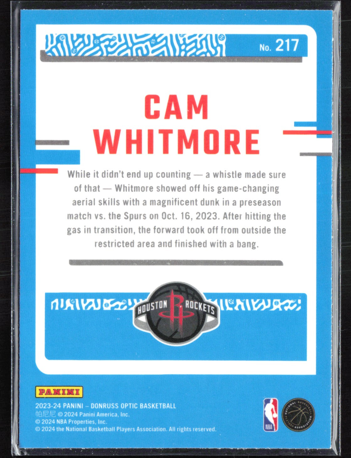 Cam Whitmore RC