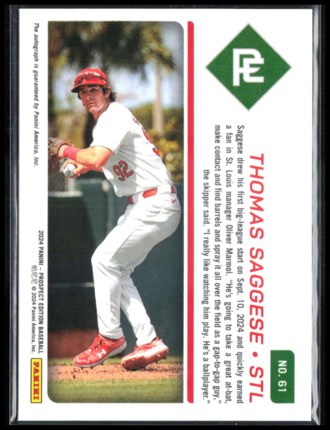 Thomas Saggese Auto Prospect Ticket