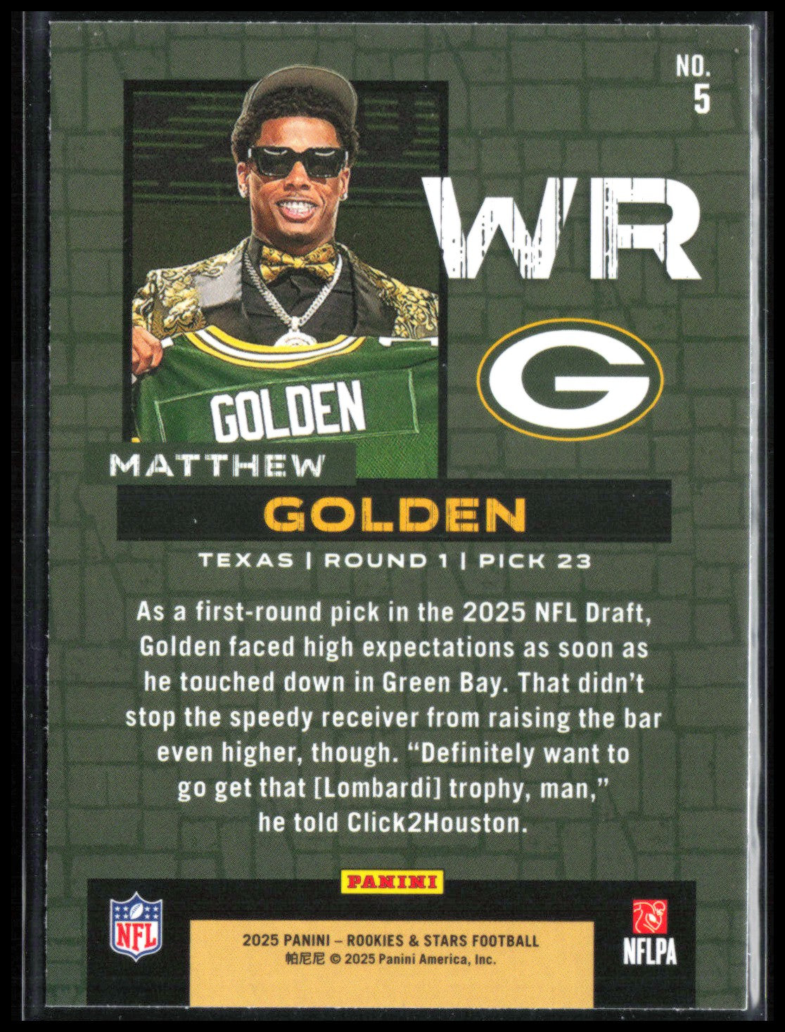 Matthew Golden RC