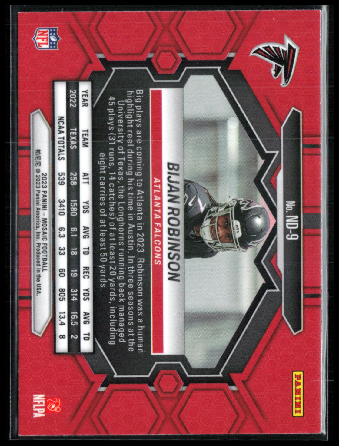 Bijan Robinson RC Debut