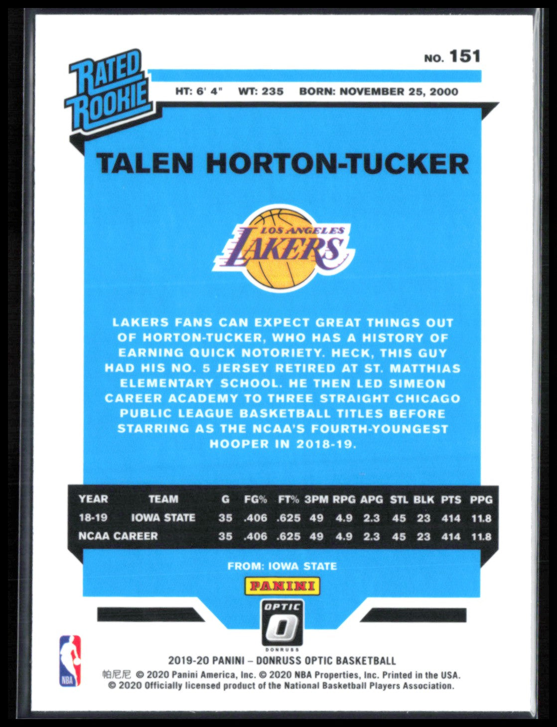 Talen Horton-Tucker RC