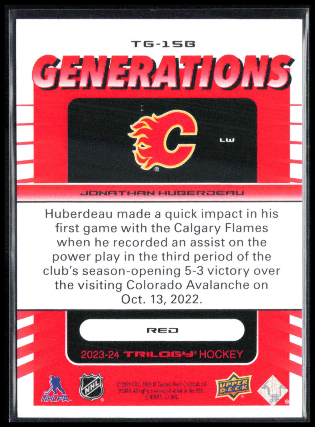 Jonathan Hugerdeau /799 Red