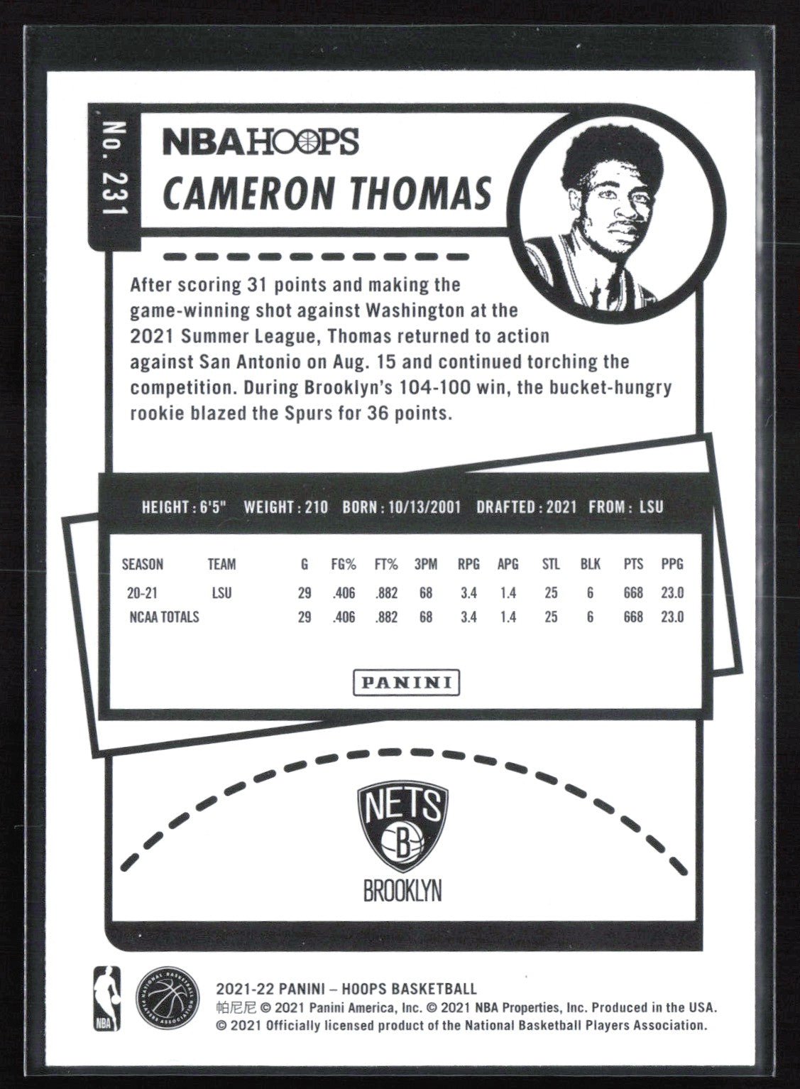 Cameron Thomas RC