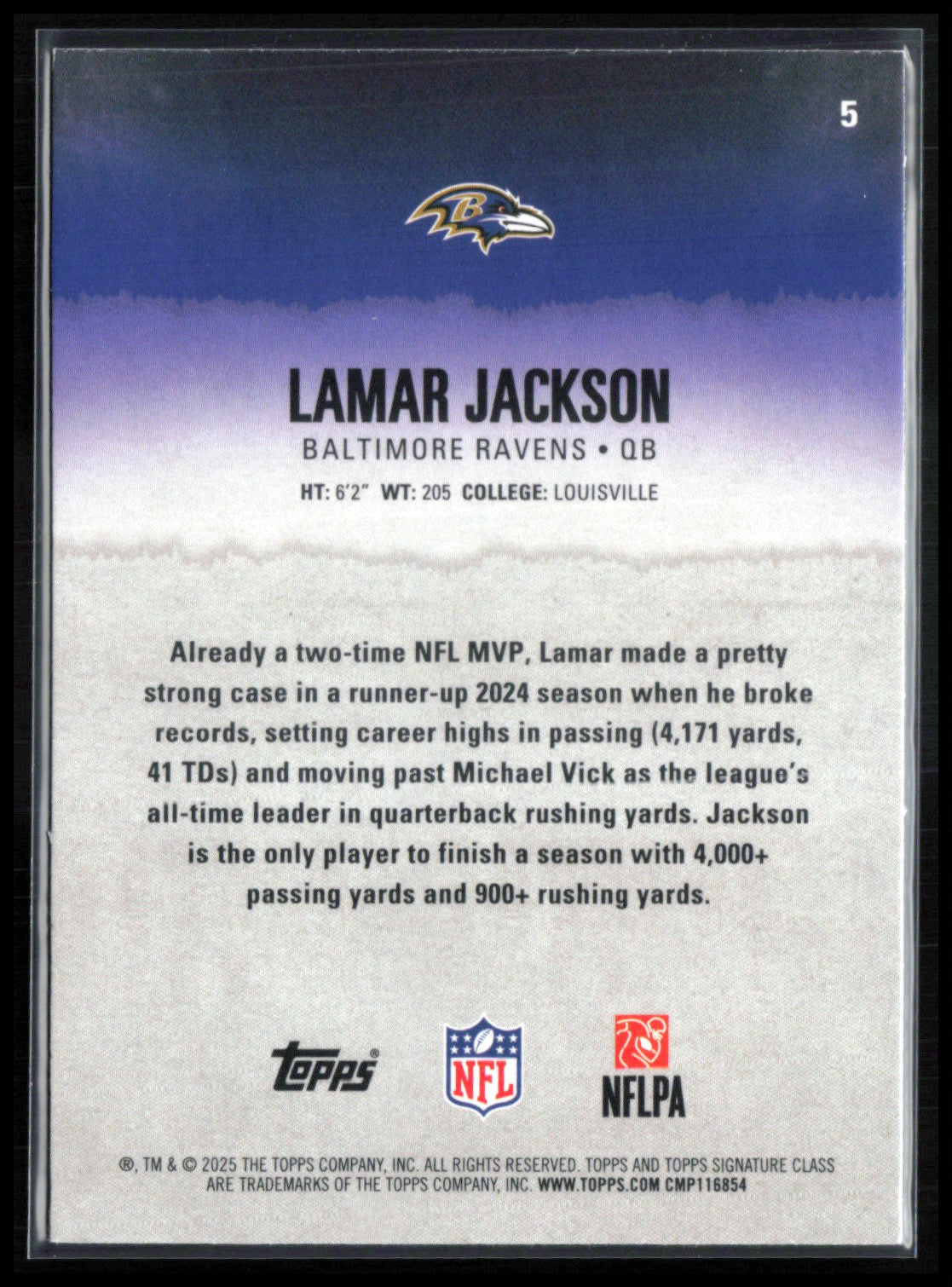 Lamar Jackson Yellow