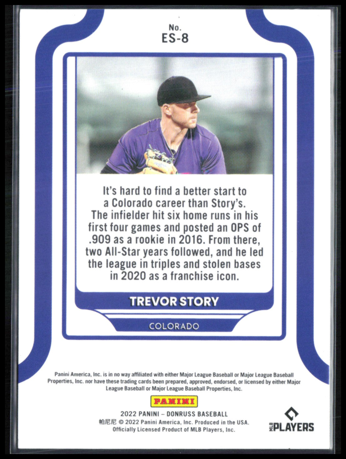 Trevor Story /999