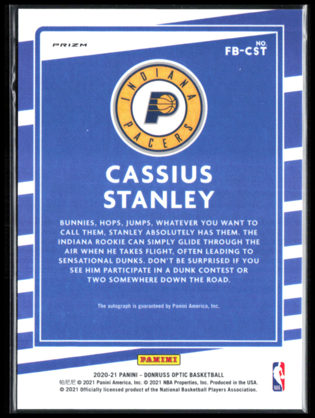 Cassius Stanley RC Fast Break Auto