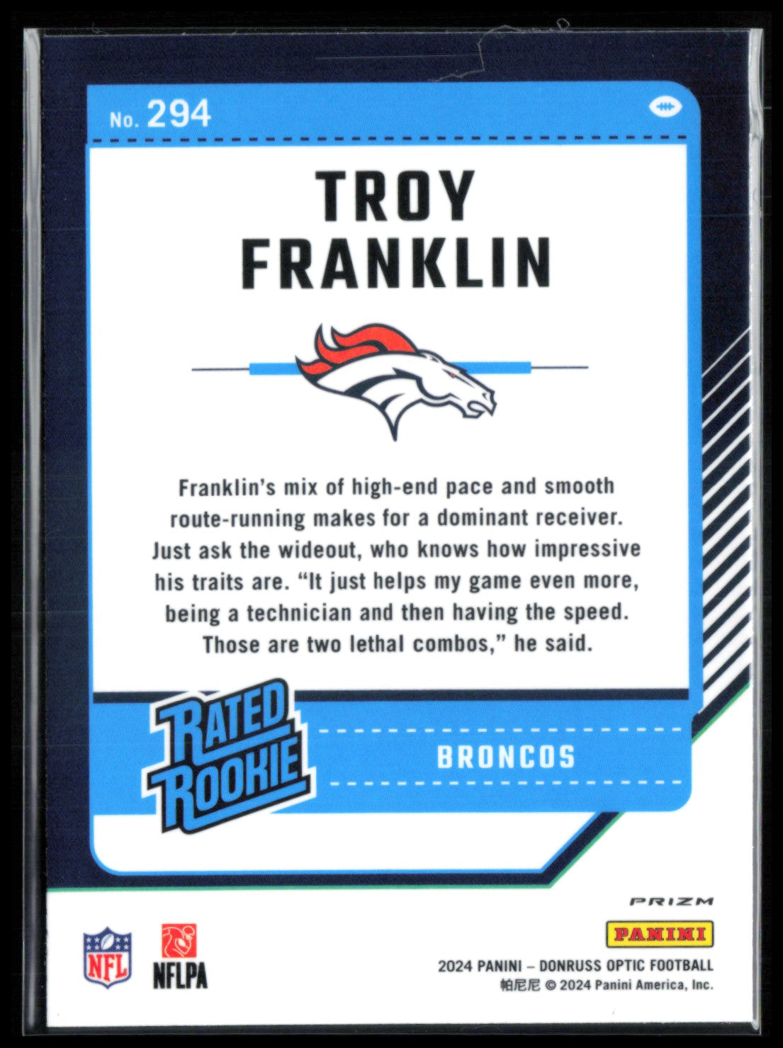 Troy Franklin RC Purple Scope