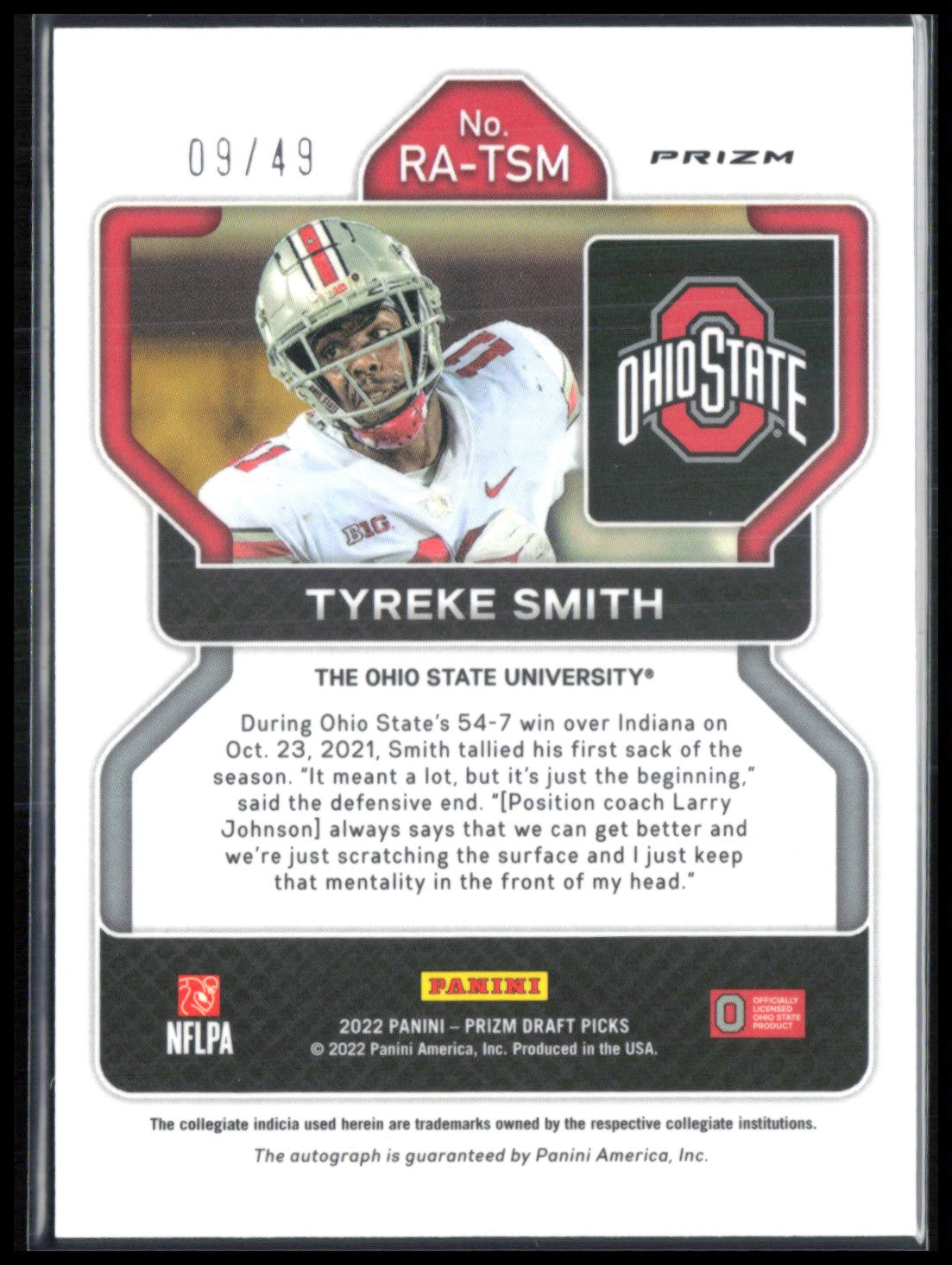 Tyreke Smith Auto Orange Pulsar /49