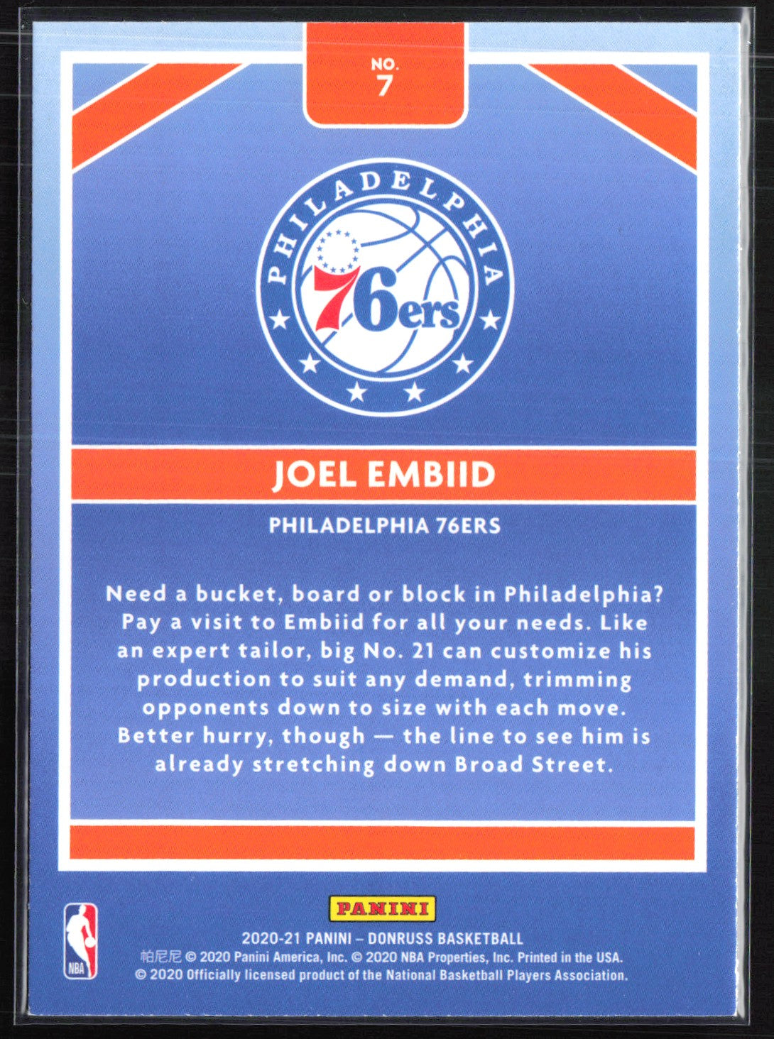 Joel Embiid Crafstmen