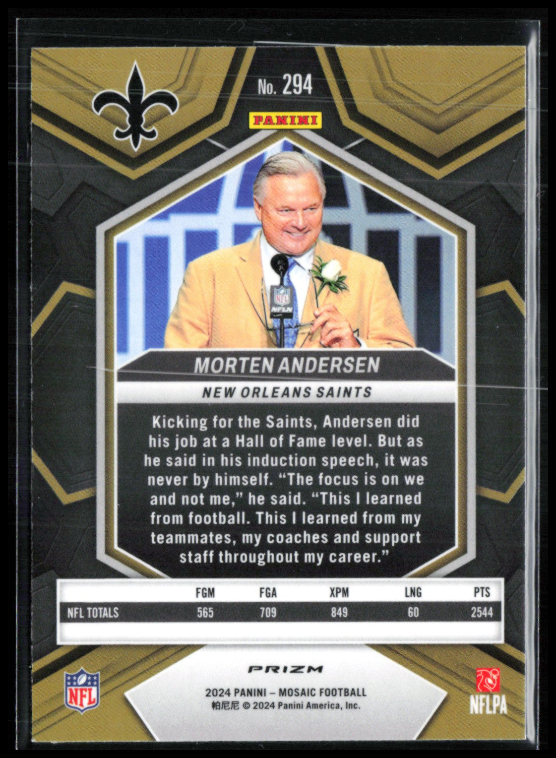 Morten Andersen Pink Camo