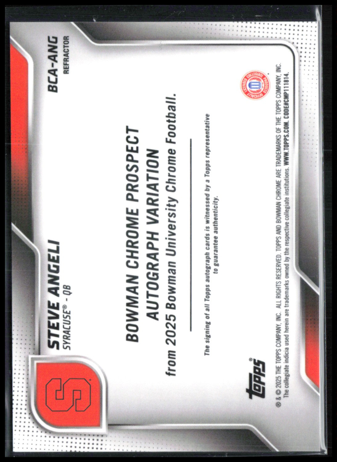 Steve Angeli Auto /299