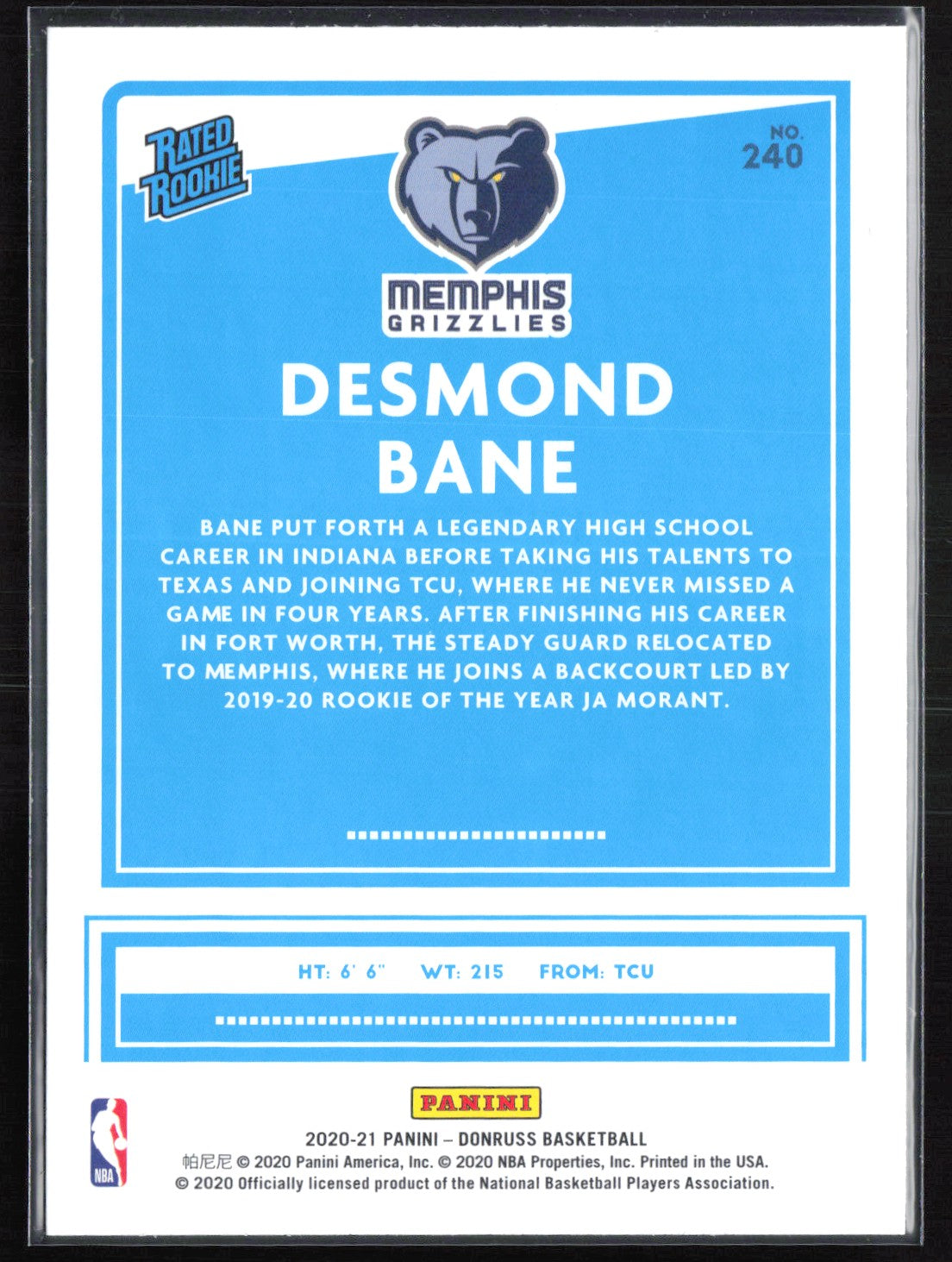 Desmond Bane RC