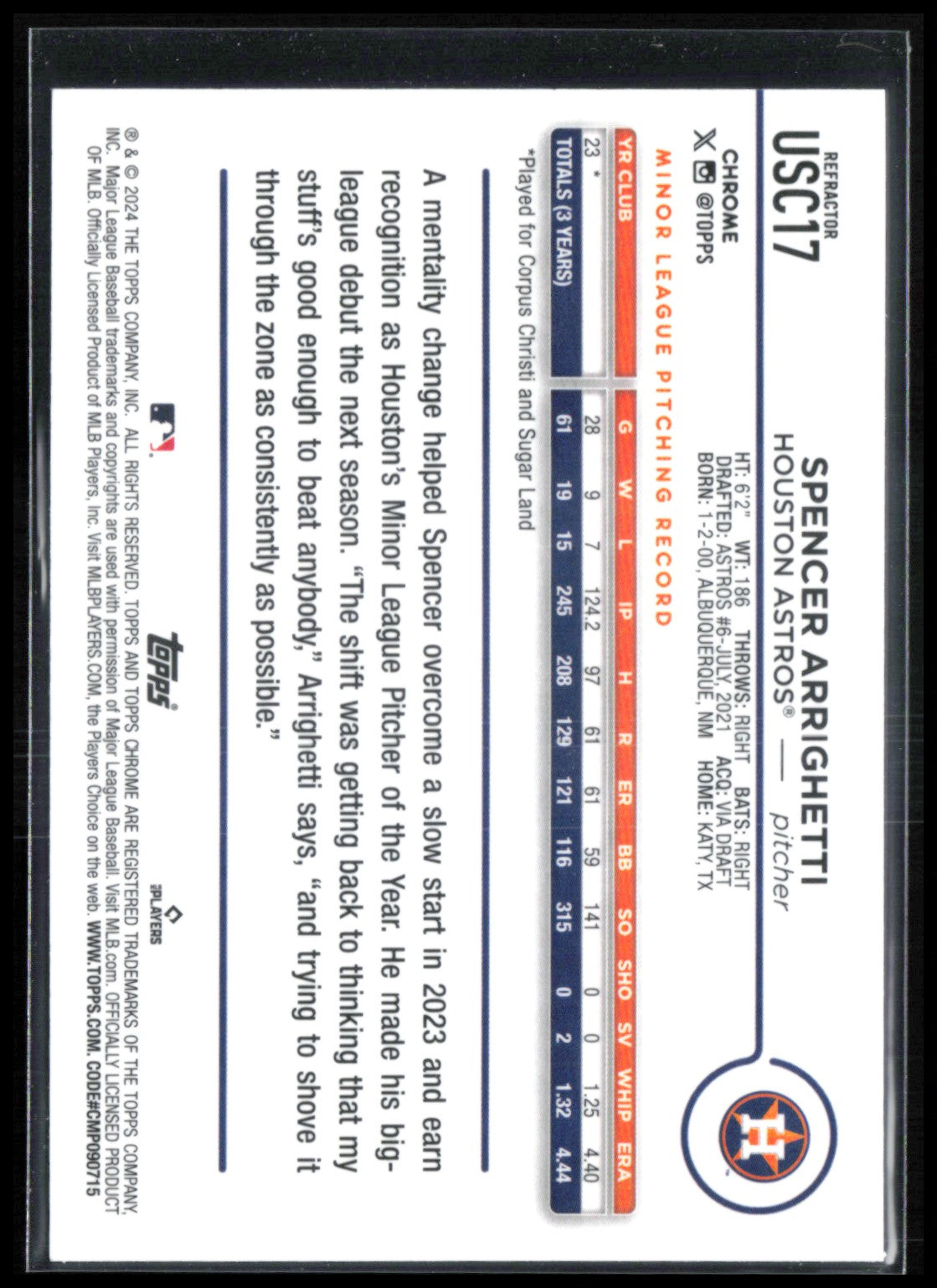 Spencer Arrighetti RC Refractor