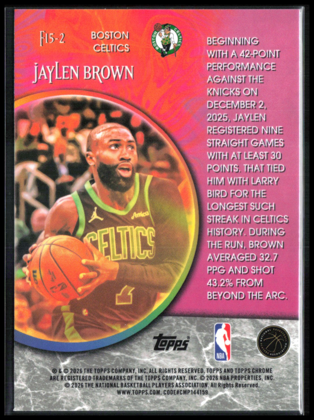 Jaylen Brown Fortune 15