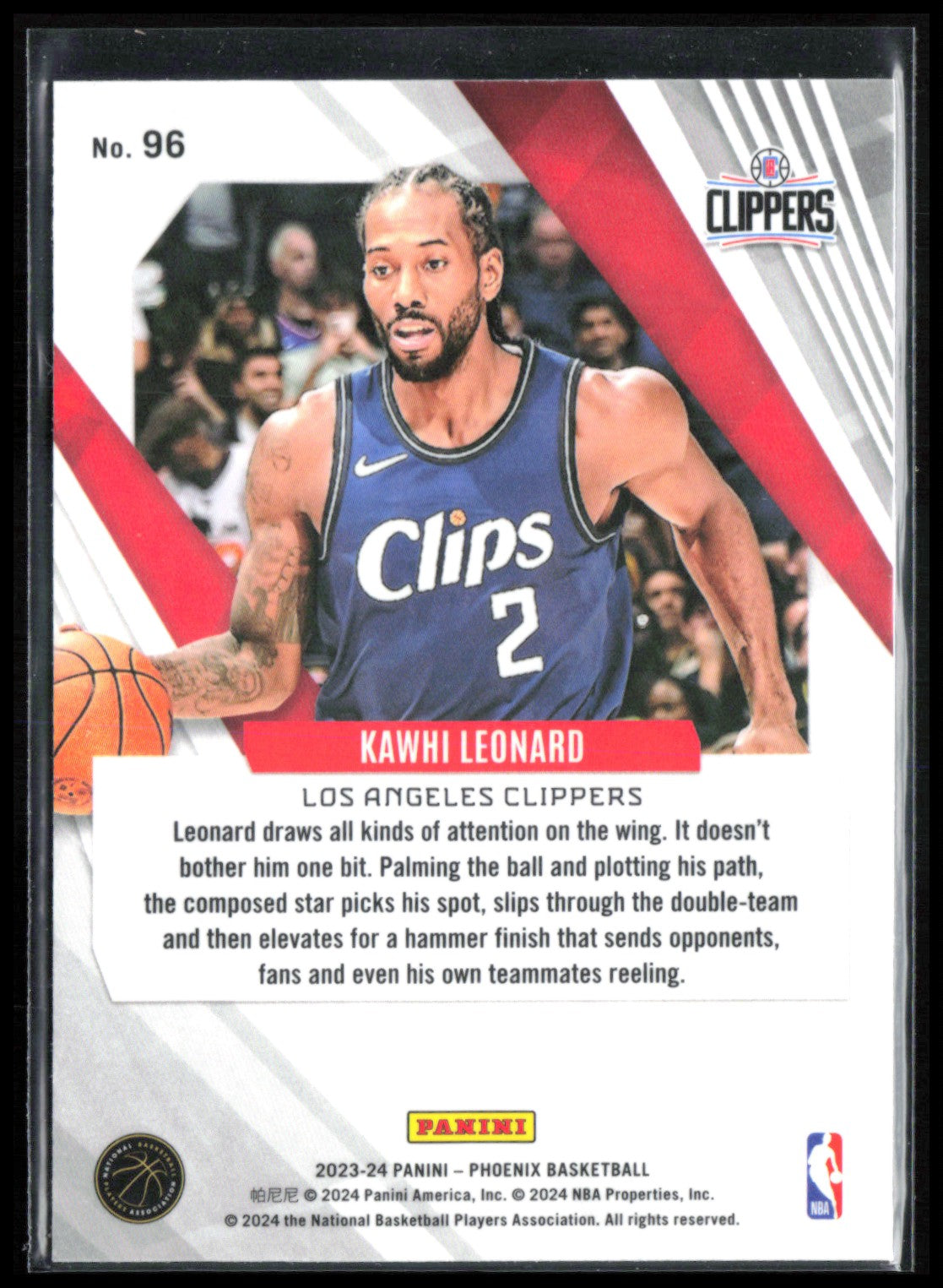 Kawhi Leonard Red Ice