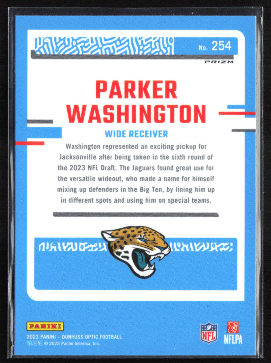 Parker Washington RC Blue Hyper