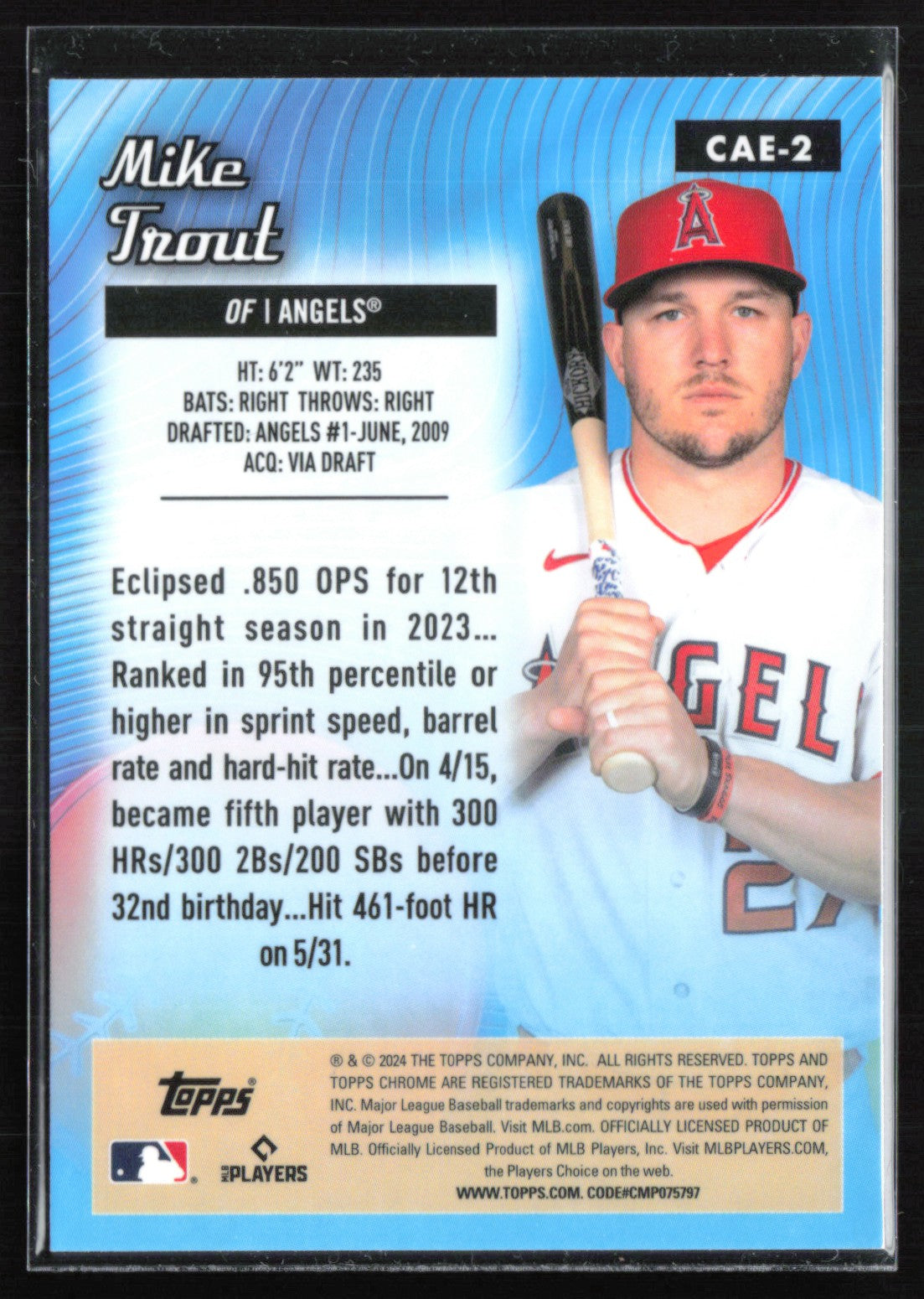 Mike Trout All-Etch
