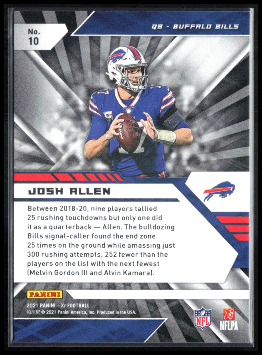 Josh Allen Red /99 2021 XR