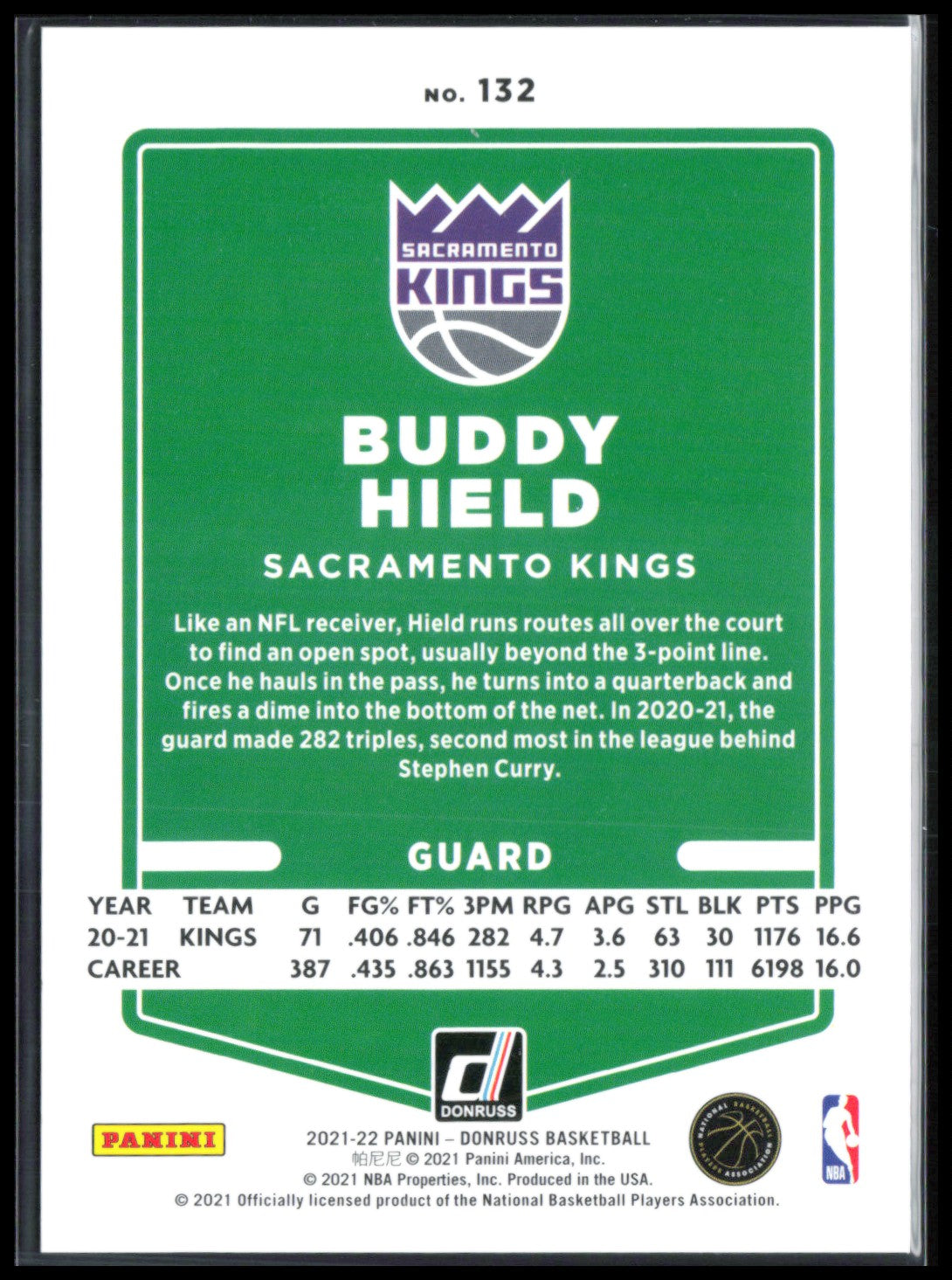 Buddy Hield Red Blue Laser /15