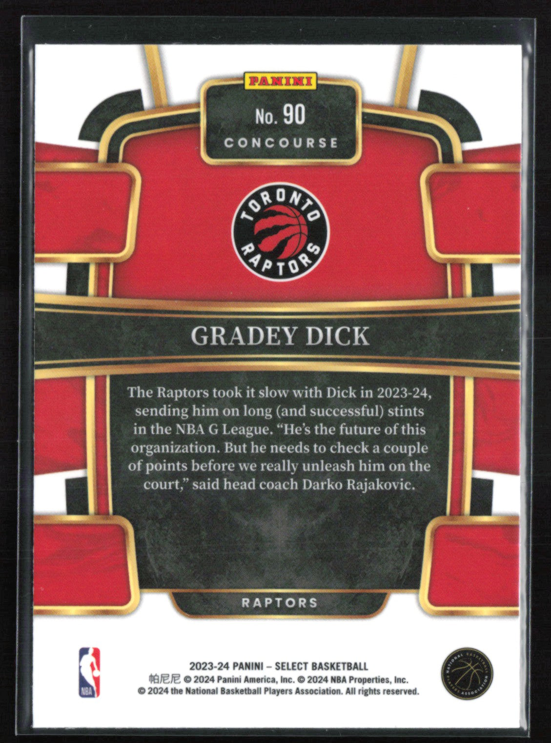 Gradey Dick RC