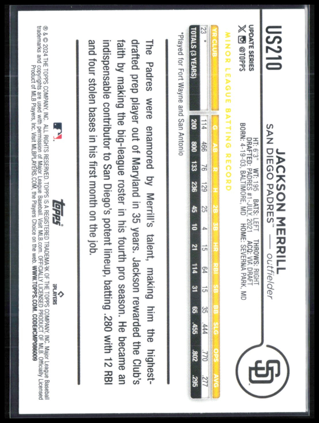 Jackson Merrill RC