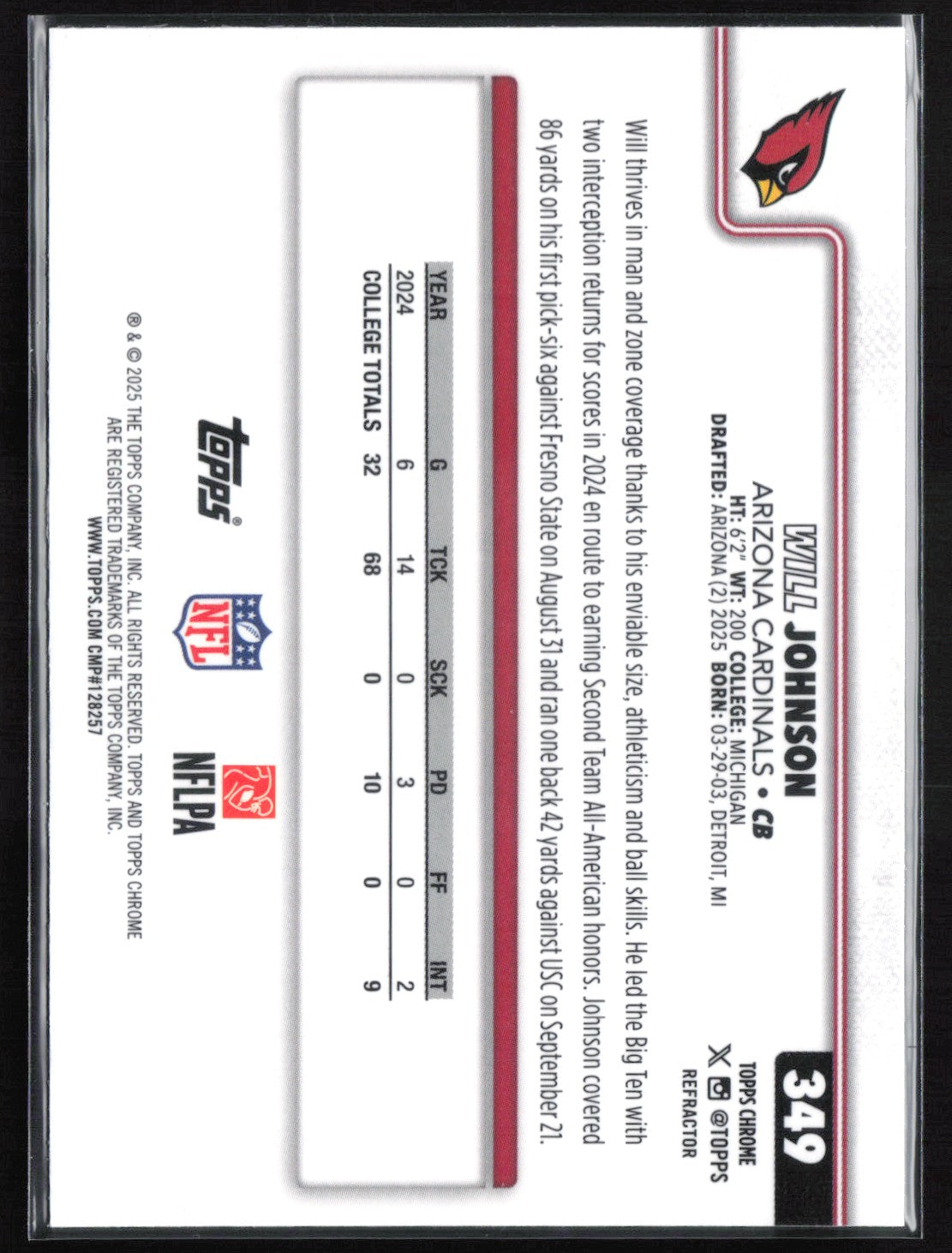 Will Johnson RC Refractor