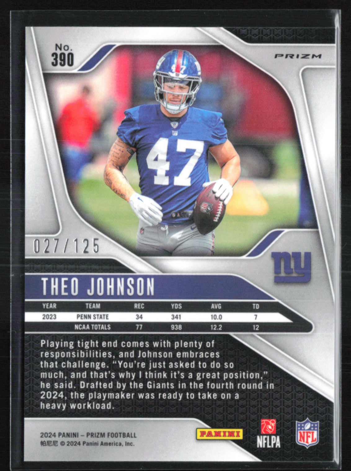 Theo Johnson RC Purple /125