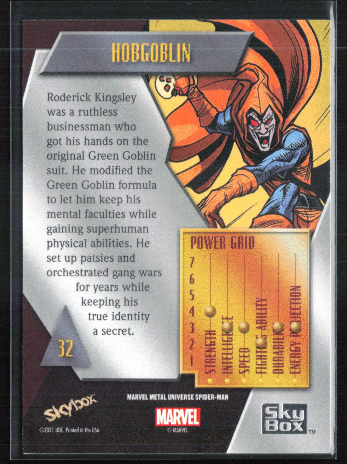 Hobgoblin 2021 Marvel Metal Universe