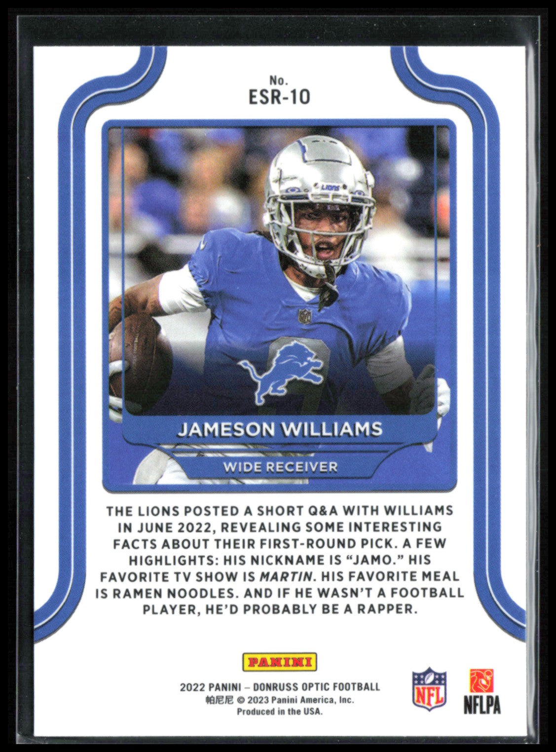 Jameson Williams RC
