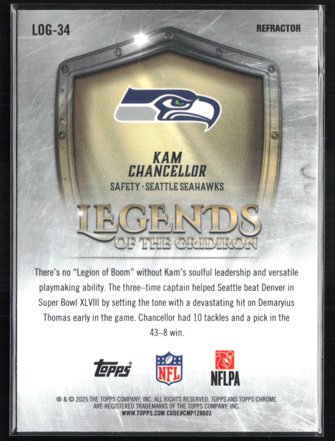 Kam Chancellor Refractor