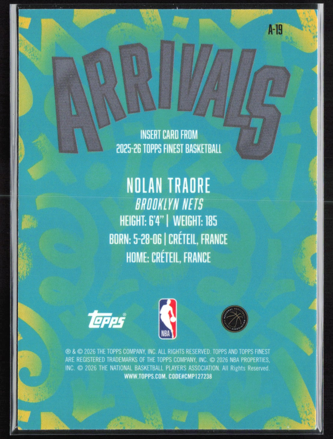 Nolan Traore RC X-Fractor Arrivals