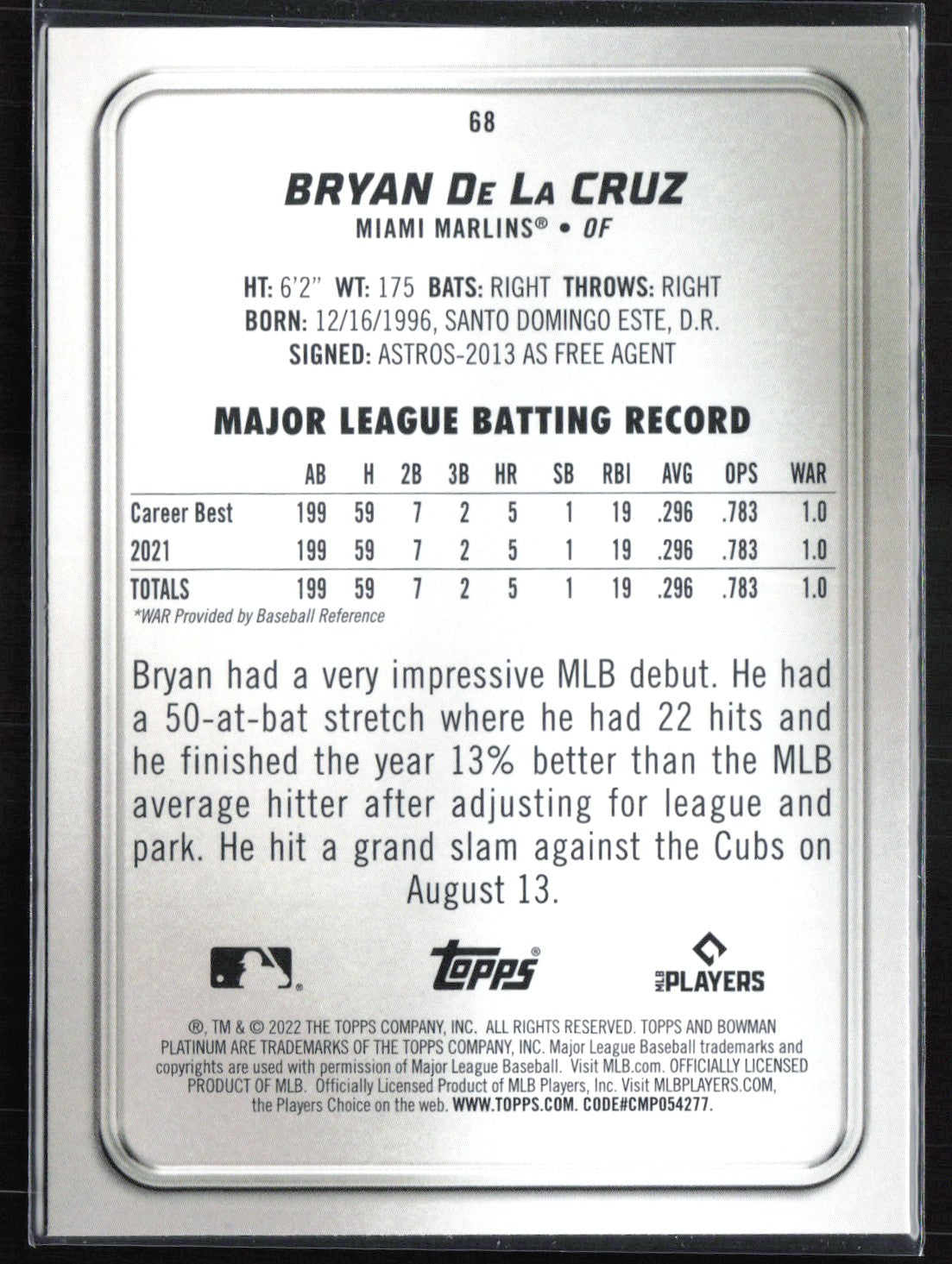 Bryan De La Cruz RC