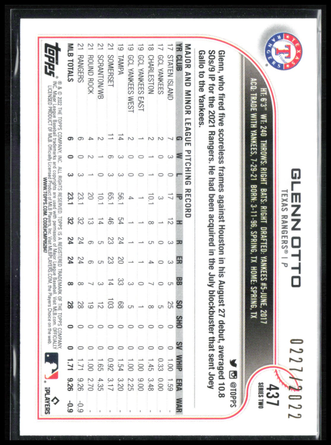 Glenn Otto RC /2022