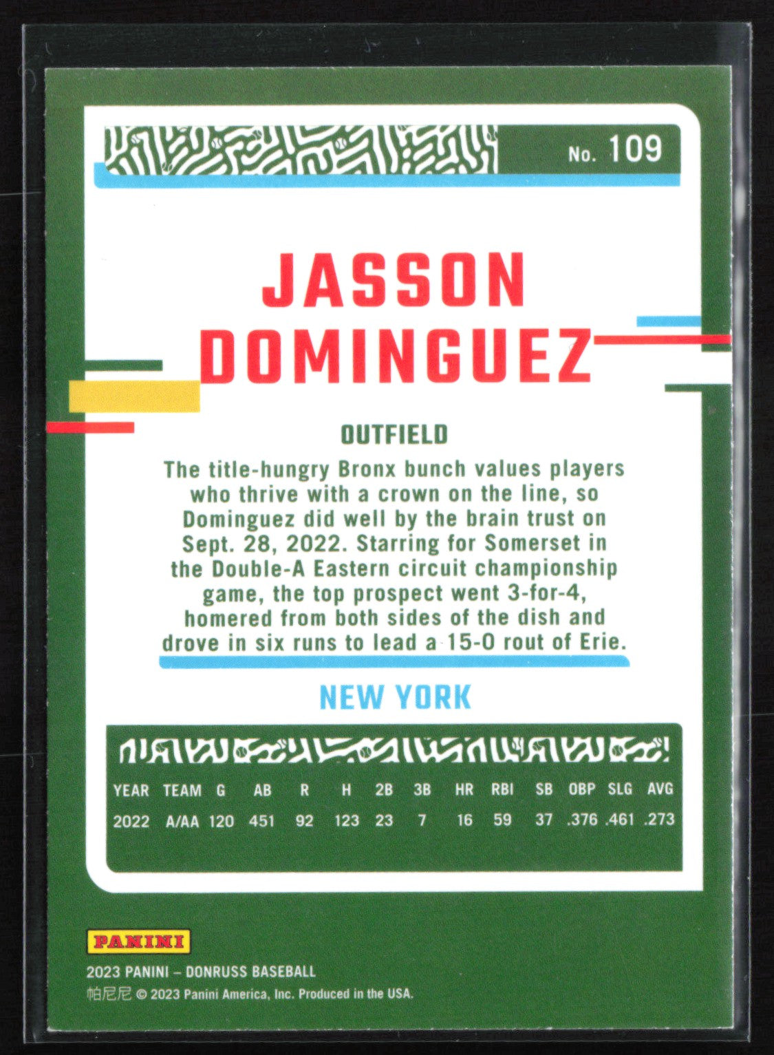 Jasson Dominguez Yellow