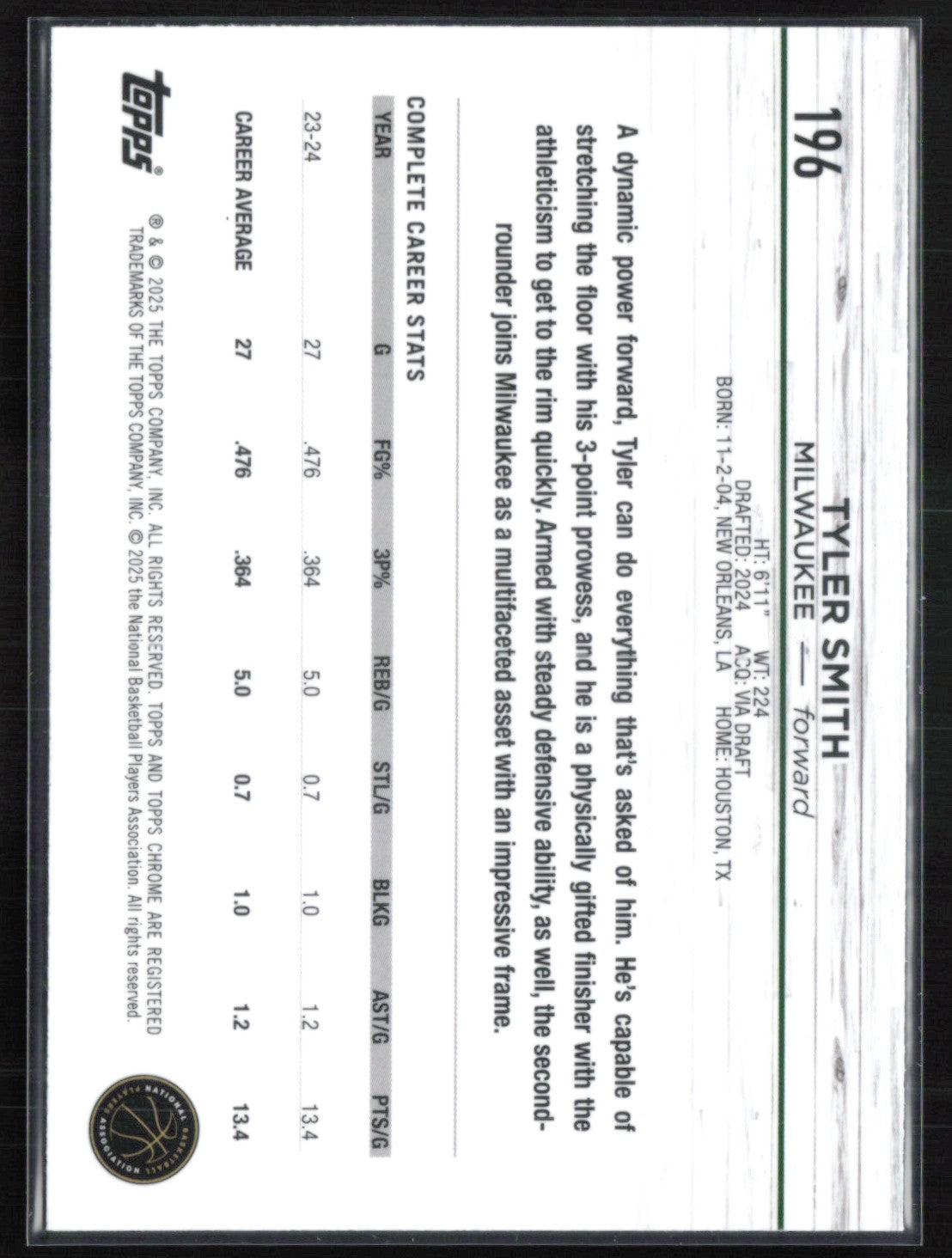 Tyler Smith RC Blue