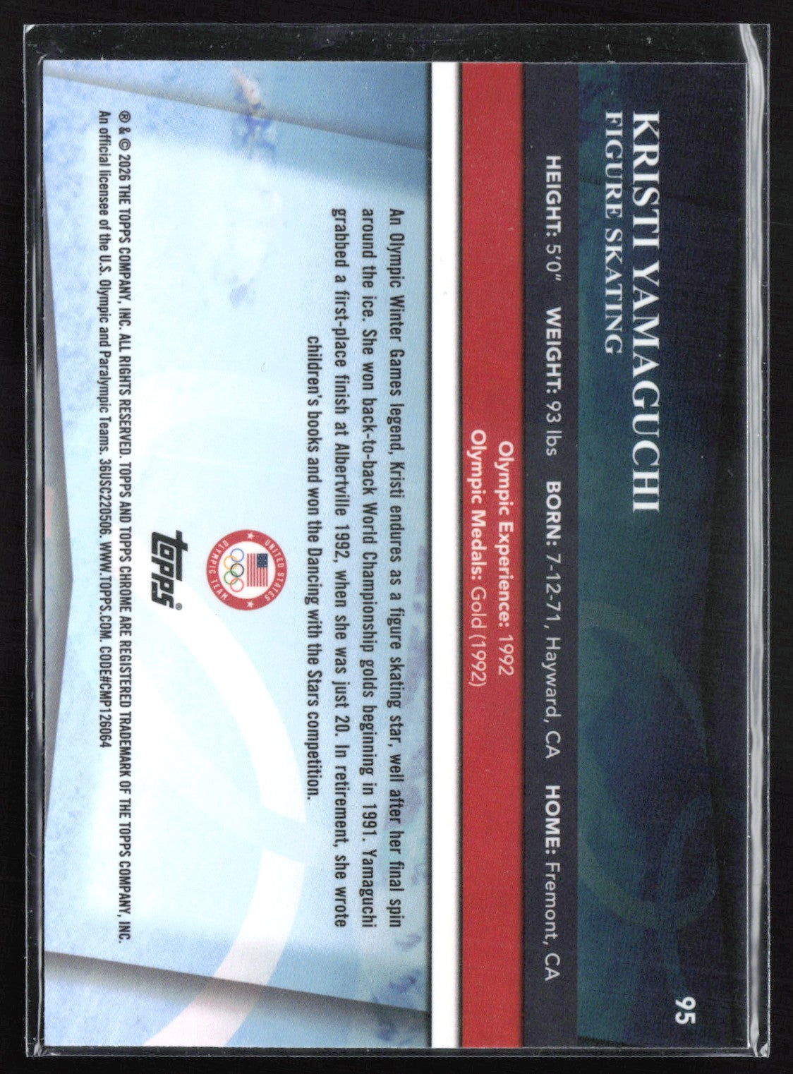 Kristi Yamaguchi 2026 Topps Chrome