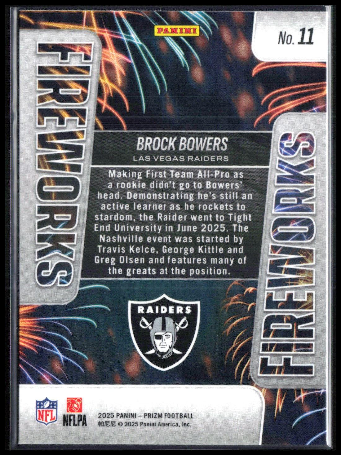 Brock Bowers Fireworks