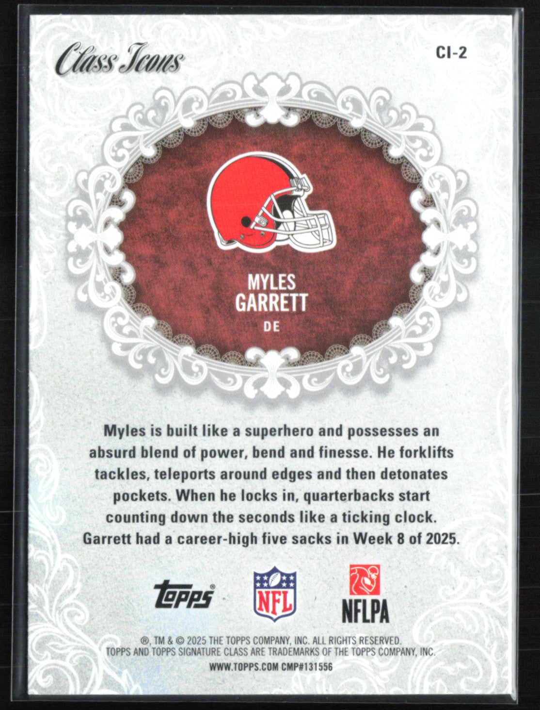 Myles Garrett Class Icons