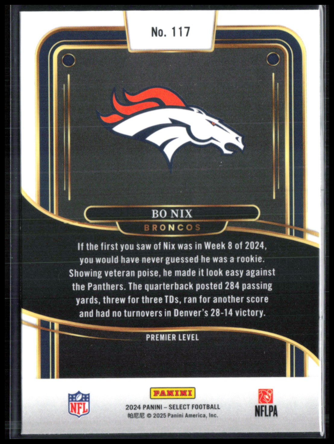Bo Nix RC Premier Level