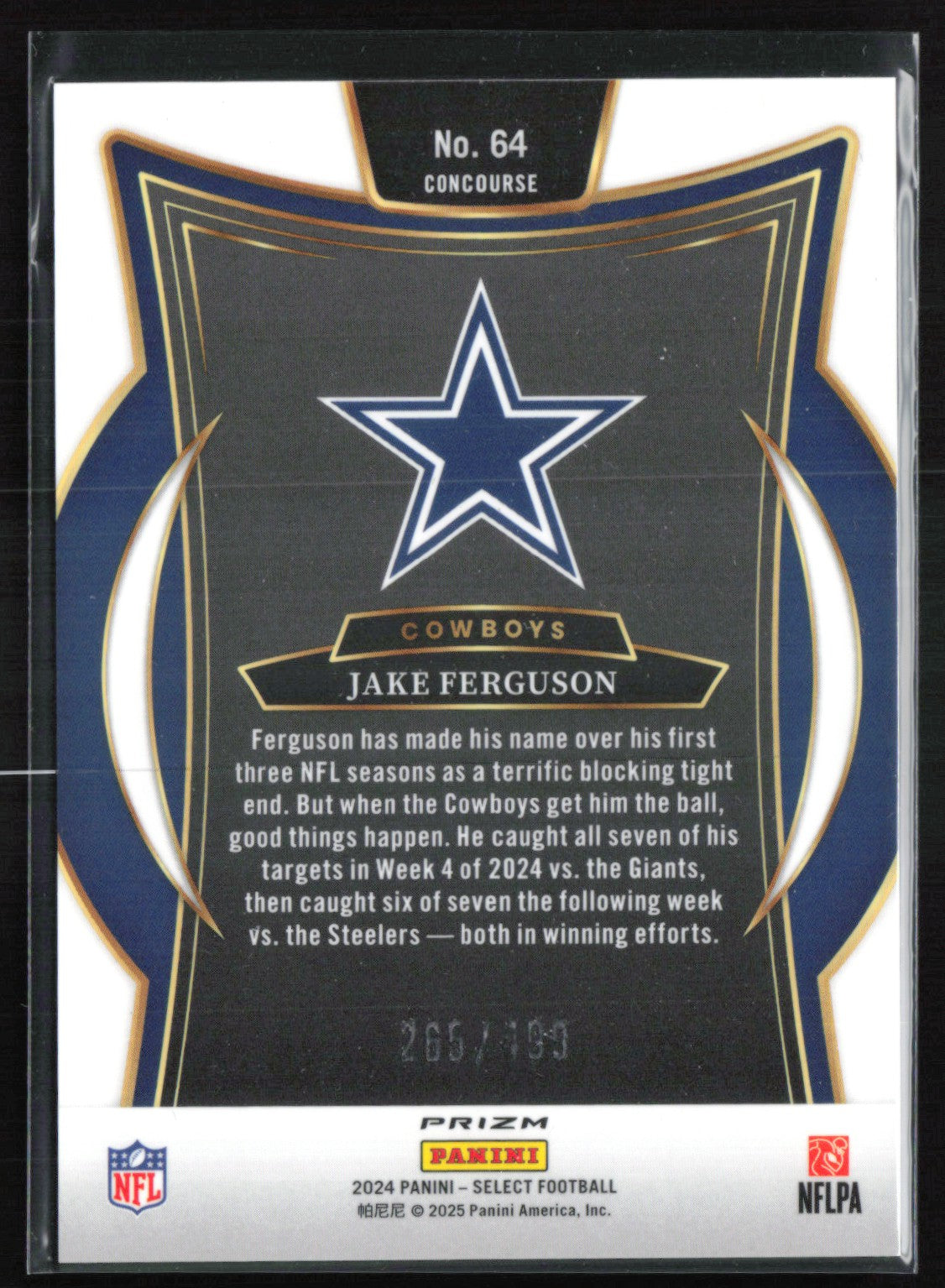 Jake Ferguson Orange Shock /199 Concourse