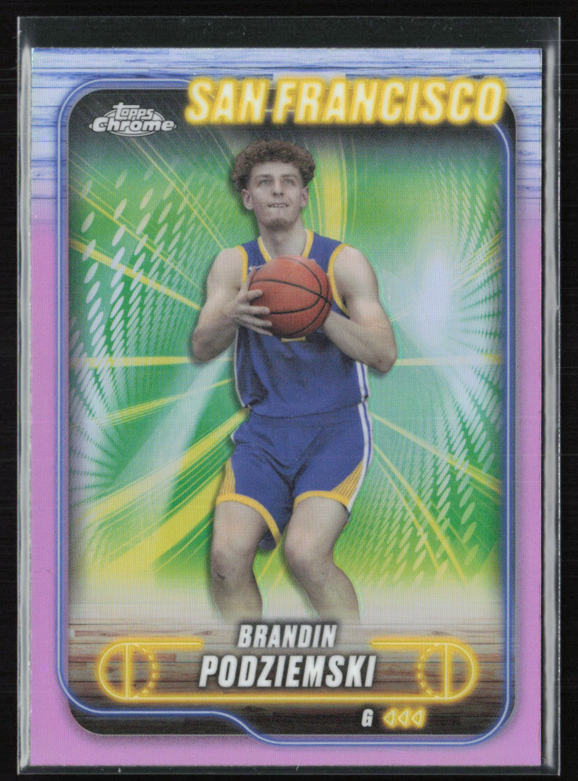Brandin Podziemski Pink Refractor